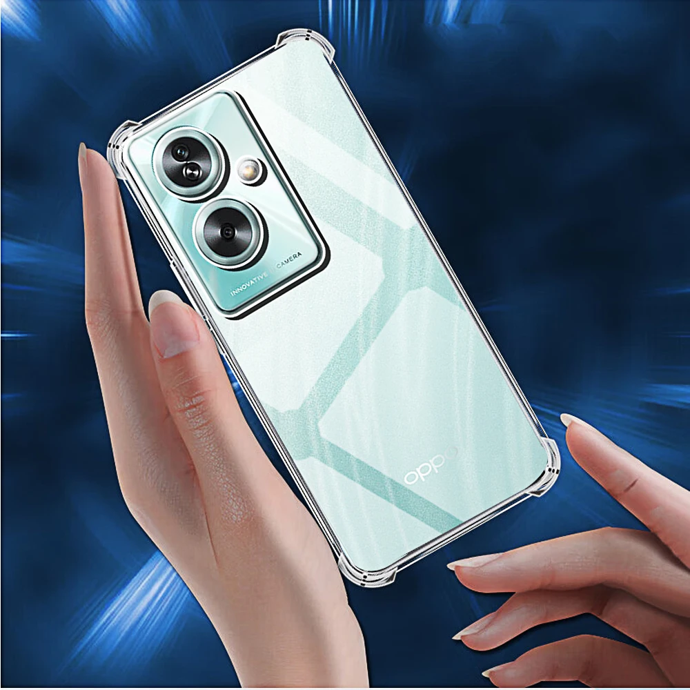 Funda de teléfono a prueba de golpes para Oppo A79 A98 5G A78 A58 A38 A18 4G A53 A53s A52 A72 A17 funda trasera de TPU suave de silicona transparente - imagen 5