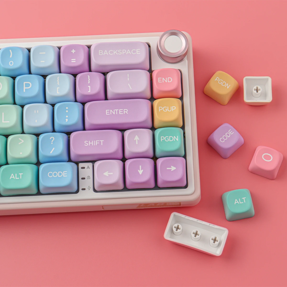 GMK Gummies Keycap 126 teclas PBT Keycaps MOA perfil DYE-SUB teclas personalizadas para teclado mecánico - imagen 5
