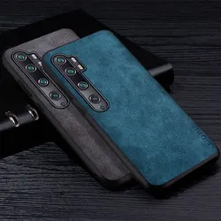 Funda Cuero PU Xiaomi Mi Note 10 / 10T Pro – Antiarañazos Color Sólido