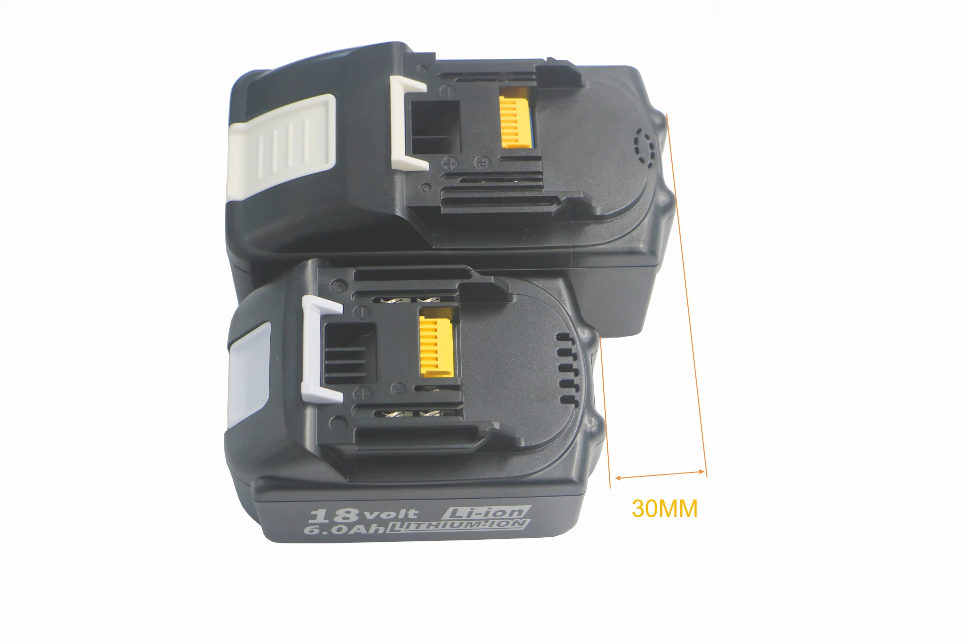 Batería de herramienta eléctrica de iones de litio de 10000MAH, 10AH, 18V, para MAKITA bl1890 bl1860 bl1840 BL1830 con LED, entrada de capacidad real, 21700 celdas - imagen 4