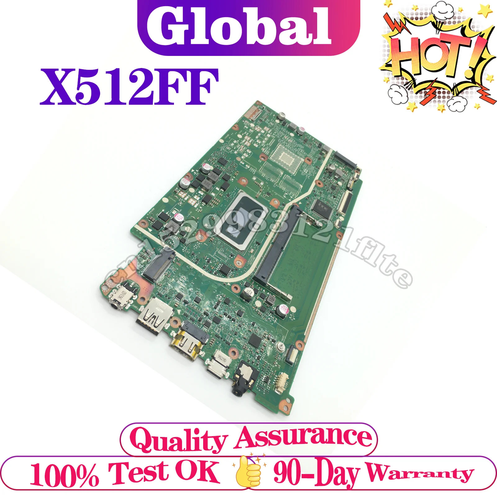 Placa base X512FF X512FA X512FAC X712FF X712FA X712FAC X512FB X512FJ X512FLC X712FB V5000F para placa base de ordenador portátil ASUS