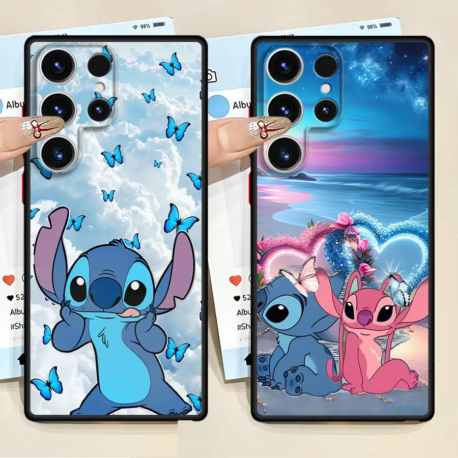 Funda de teléfono de TPU con punto de mármol de Disney para Samsung Galaxy S25 Ultra S21 5G S9 Plus S20 FE S10 + S24 Ultra S22 Plus S23 S21 - imagen 3