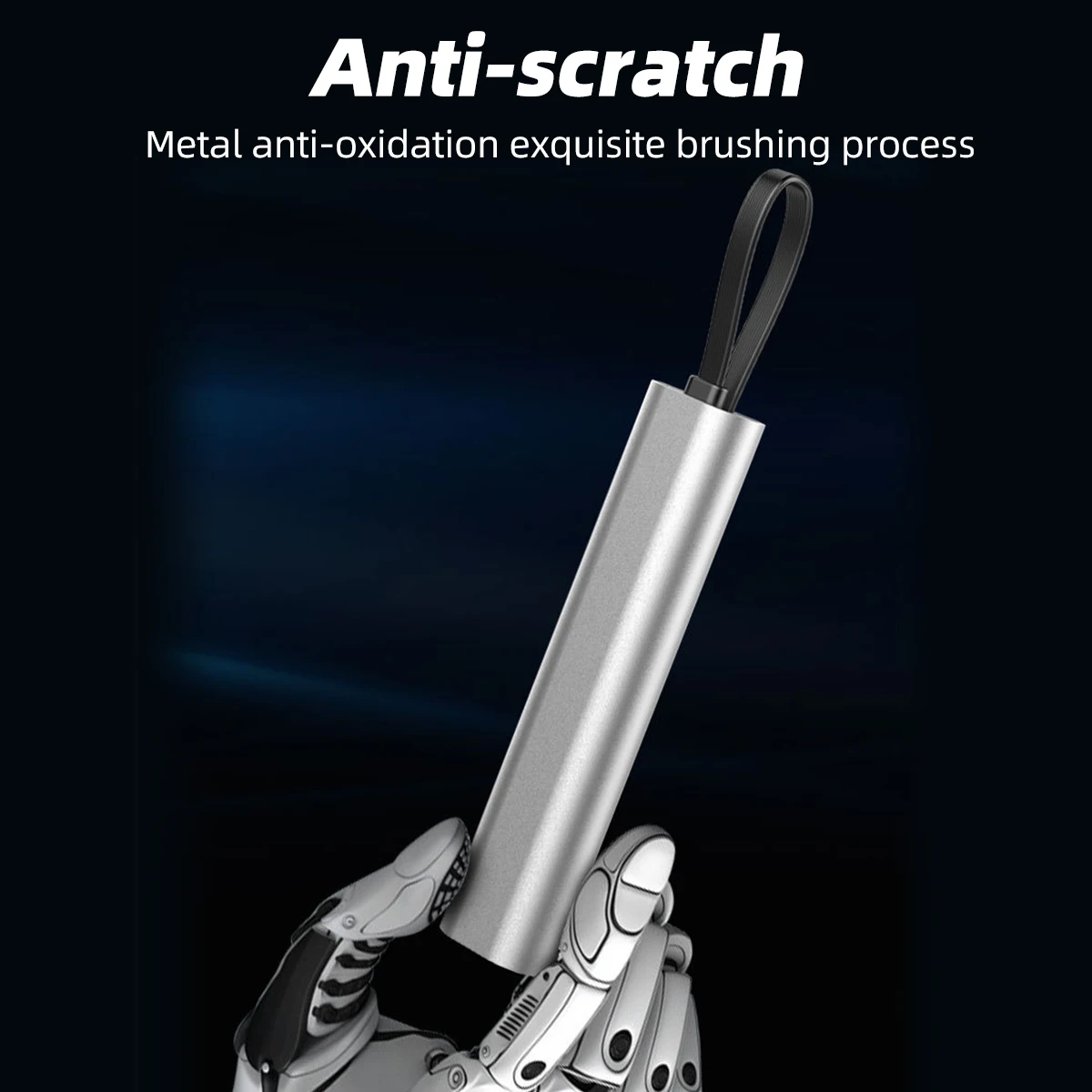 Cable USB de carga rápida 3 en 1 de Metal para iPhone, Samsung, Huawei, Cable cargador Micro USB C oculto Multi retráctil, regalos creativos - imagen 4