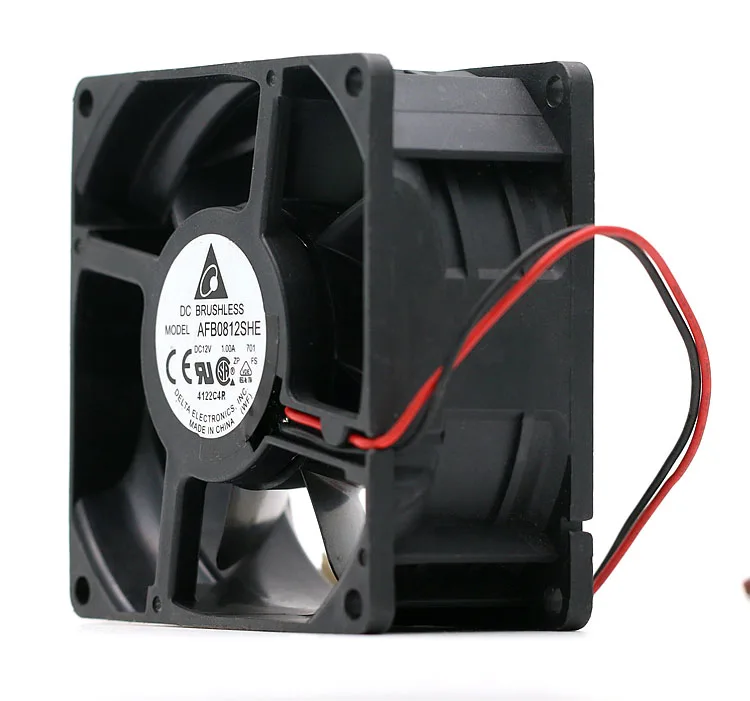 Ventilador de refrigeración de doble bola, accesorio potente para delta AFB0812SHE 8038 8CM 12V 1.0A 5000RPM 72.26CFM 80*80*38mm - imagen 3
