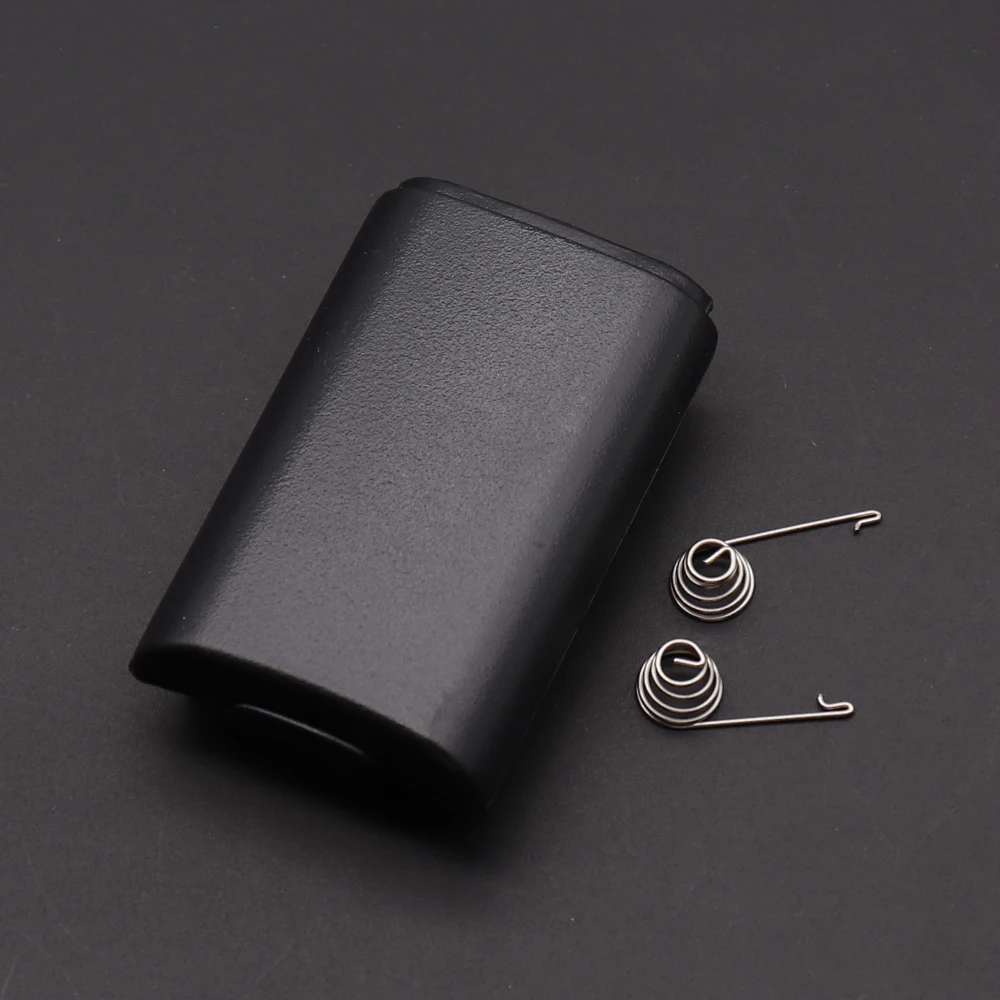 1 Juego de cubierta trasera de batería para controlador inalámbrico Xbox 360, cubierta de batería, accesorios de repuesto para reparación de resorte de batería - imagen 2