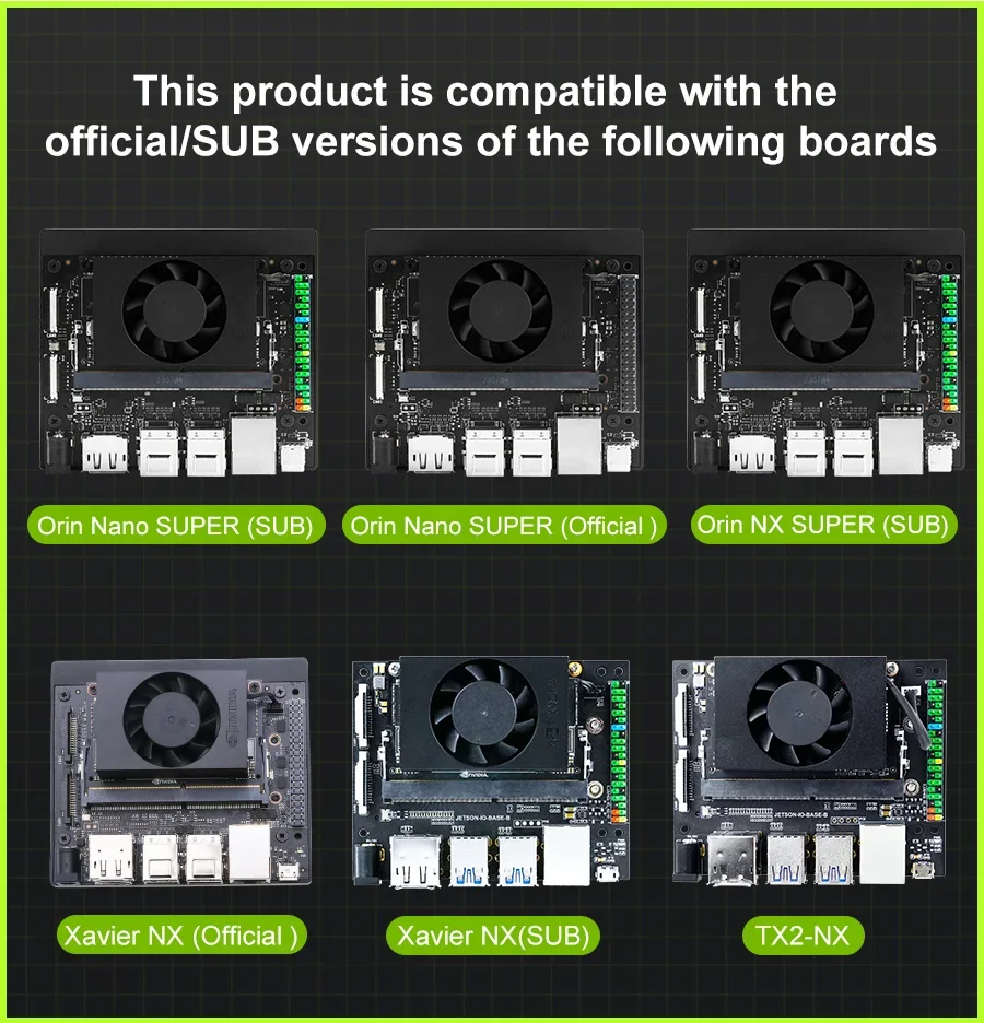 Yahboom Jetson Orin funda protectora acrílica compatible con Jetson Xavier NX/TX2 NX/Orin Nano SUPER/Orin NX SUPER Placa de desarrollo - imagen 5