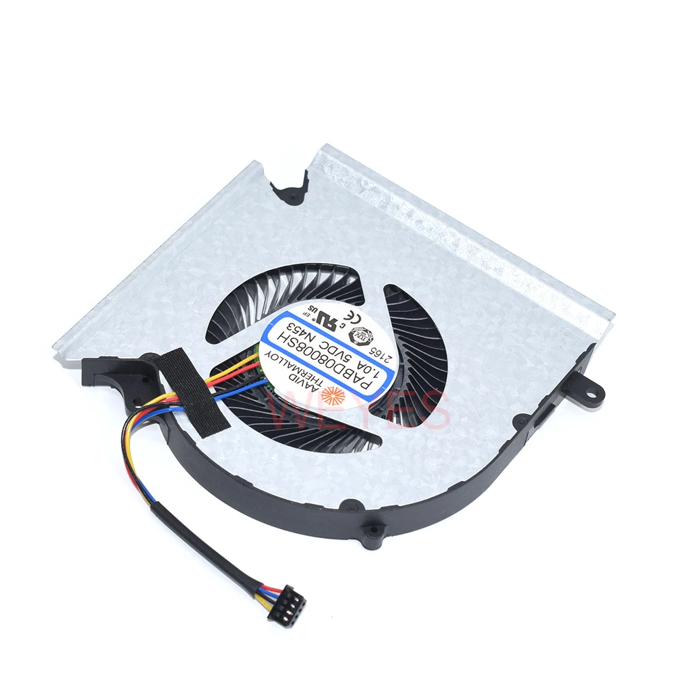 Ventilador de refrigeración para ordenador portátil MSI GE66, GP66, GL66, MS-1541, CPU GPU, 4 pines, DC5V, 1.0A, refrigerador, PABD08008SH, N453, N454, nuevo - imagen 5