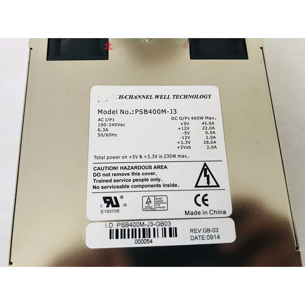 Fuente de alimentación PSB400M-J3 de 400 W para barco CWT después de probar - imagen 5