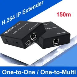 Extensor HDMI H.264 Vídeo IP por RJ45 Cat6 de Larga Distancia