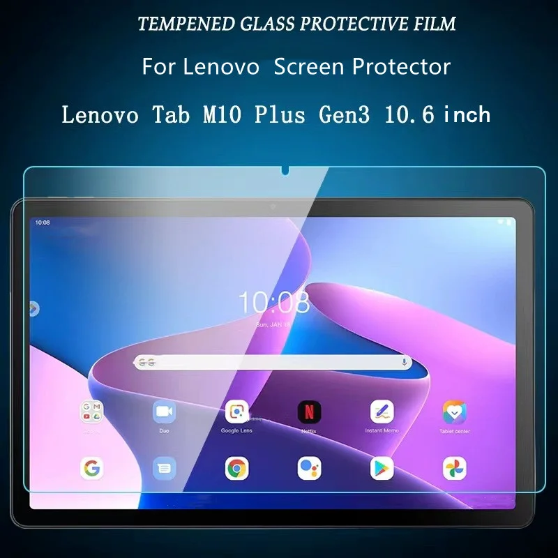 Vidrio templado para Lenovo Tab M10 Plus, Protector de pantalla de 3ª generación para Lenovo Tab M10 Plus, película protectora para tableta de 3ª Generación de 10,6 pulgadas - imagen 2
