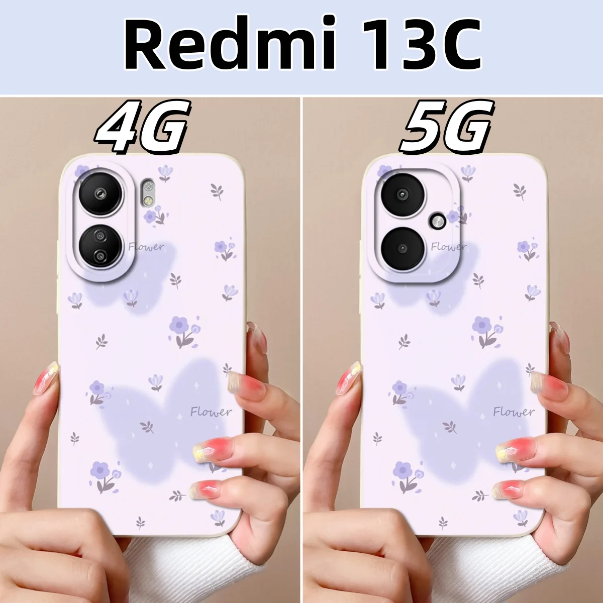 Para Redmi 13C 4G 5G Funda bonita funda trasera de teléfono de pato para Xiaomi Redmi 13 C Protector de protección de cámara de silicona líquida suave Funda - imagen 2