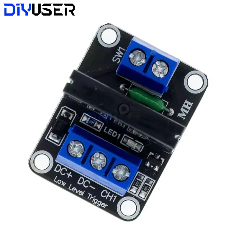 DIYUSER 5V 1 2 4 8 Channel SSR G3MB-202P Solid State Relay Module 240V 2A Output with Resistive Fuse  Diy Kit  For ARDUINO - imagen 3