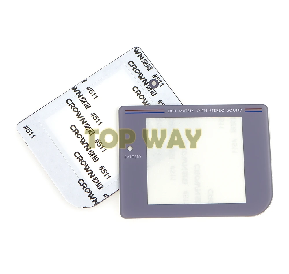 20 piezas para Nintendo GameBoy Zero DMG-01 para Raspberry Pi modificar cubierta protectora estrecha lente de pantalla de cristal para GB - imagen 3