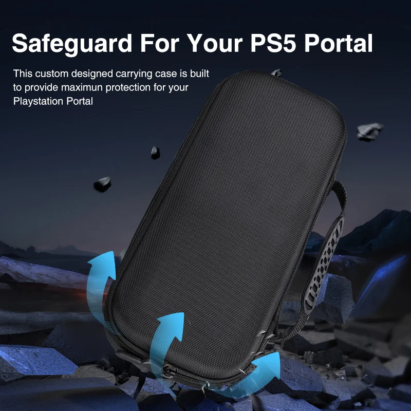 Para PS5 Portal funda bolsa a prueba de golpes EVA carcasa dura para Sony PlayStation Portal consola de juegos portátil bolsa protectora - imagen 4