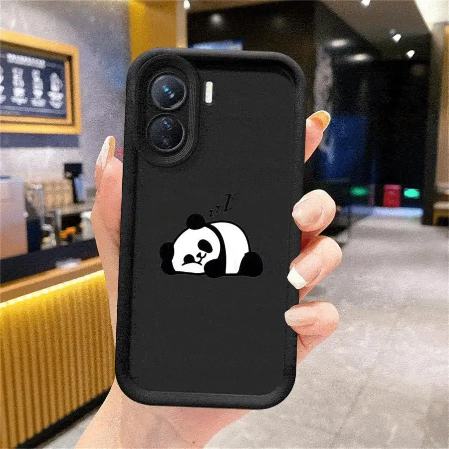 Bonita funda de teléfono Panda para Redmi 12, 4G, 12C, 13C, 4G, 5G, Poco X3, NFC, X3 Pro, C50, C51, C61, A1, A2 Plus, A3, A3x, mate - imagen 2