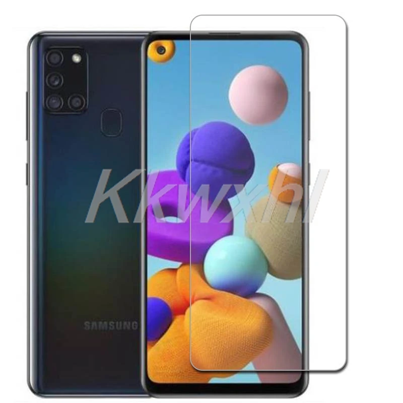 2 uds para Samsung Galaxy A21s 6,5 "9H HD cubierta de vidrio templado en GalaxyA21s GalaxyA21 A21 Protector de pantalla película transparente - imagen 2