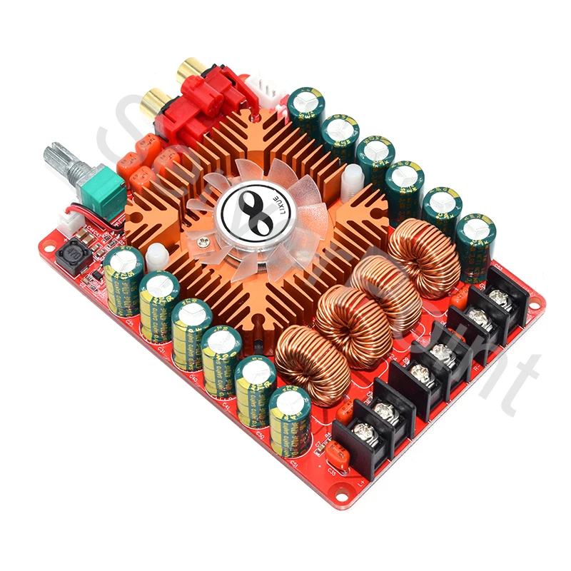 Placa amplificadora de Audio TDA7498E, 2x160W, doble canal, 24V, módulo de amplificador de potencia digital estéreo, soporte de un solo canal - imagen 3