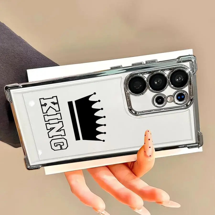 Funda de teléfono transparente The Queen's Crown para Samsung Galaxy S21 Plus S20 FE S25 Edge S23 S22 Ultra S24 - imagen 4