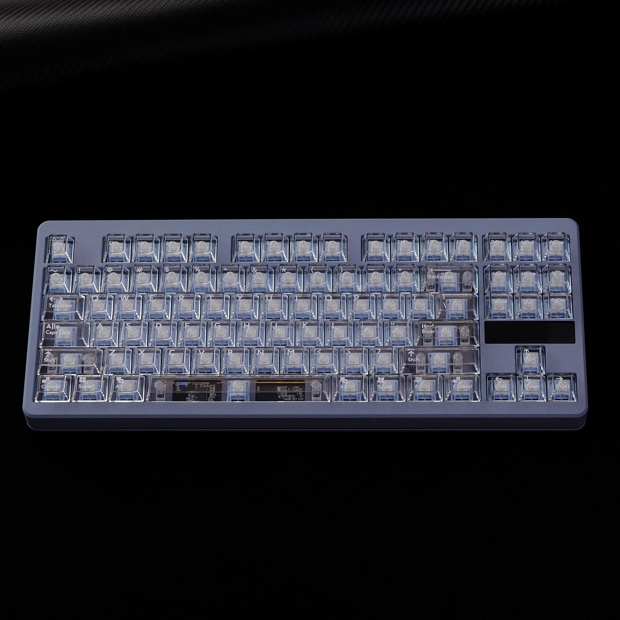 GMK, nuevas teclas blancas transparentes, teclas subcama de tinte PBT, teclas de perfil de cereza con barra espaciadora 2.25U 2.75U 3U 7U ISO Enter - imagen 3
