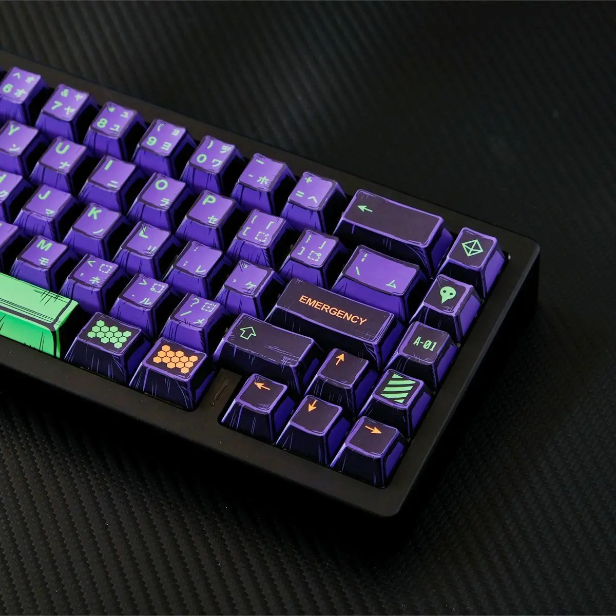 Teclas de Manga de 151 teclas, sublimación de cinco lados PBT, tapa de bola personalizada de Chreey, teclas de teclado mecánico DIY para Alice - imagen 5