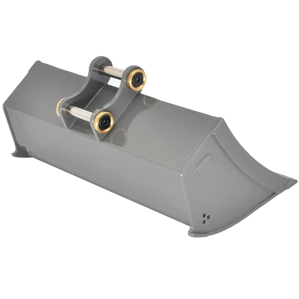 Vala de metal DoubleE EC160E que elimina el cubo grande S020-001 para el cucharón de excavadora 1/14 RC E010 E111