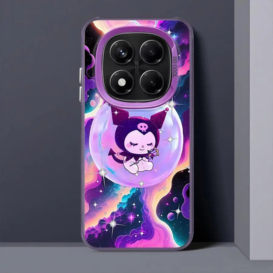 Linda funda trasera de teléfono Kuromi h-elloS k-ittyS para Xiaomi Redmi Note 11s 14 Pro Plus 10Lite 12s 13 12 11 9s 10s - imagen 2