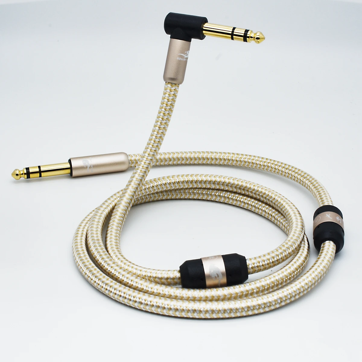 Cable de Audio Hifi TRS de 1/4 pulgadas, enchufe estéreo 6,35 a enchufe 6,35 para Monitor, tarjeta de sonido, Cable equilibrado SPC 1M 2M 3M 5M 8M 10M 15M