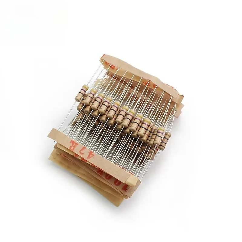 Kit surtido de resistencias de 300 piezas 1W 30 valores * 10 piezas Kit de película de carbono 0.1R-750R/1K ~ 820K resistencias 5% resistencia 1K 10K 100K - imagen 2