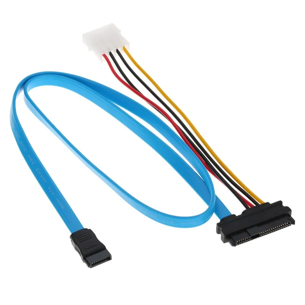 Cable adaptador de disco duro HDD SCSI SFF-8482 a SATA, conexión de controlador SAS a discos duros SATA, 70cm