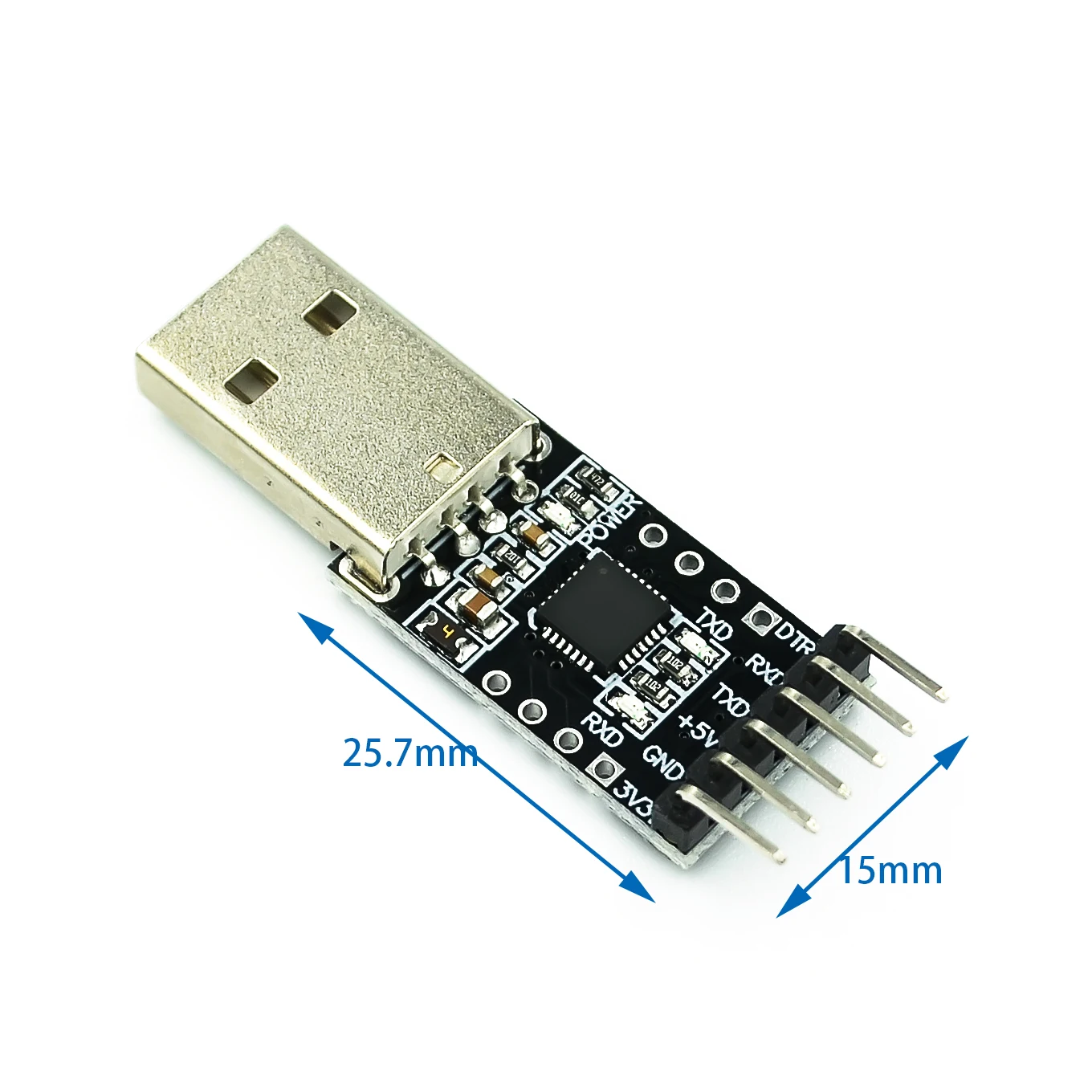 Si Tai & SH 1 unids/lote USB 2,0 a UART TTL módulo conector de 6 pines convertidor serie CP2102 - imagen 5