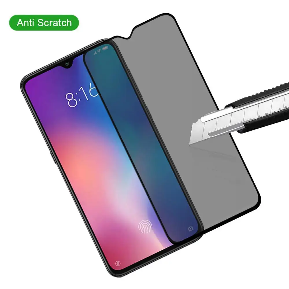 Protector de pantalla de vidrio templado para Huawei Mate 20 X, cubierta completa 5D 9H, película protectora antiespía para Huawei Mate 20 20X - imagen 3