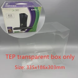 Protector de caja transparente para Xbox 360 S/E/Xbox360, cajas de colección, almacenamiento TEP, carcasa de juego, estuche de exposición transparente