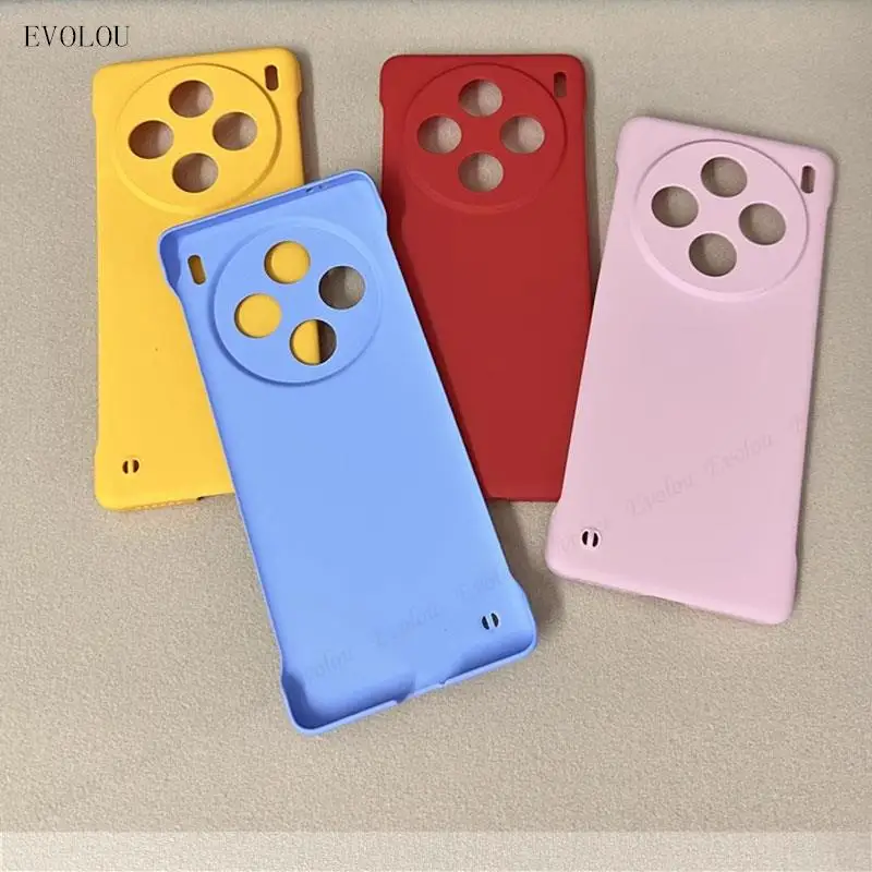 Funda de teléfono para Vivo X100 Pro, carcasa rígida mate sin marco para Vivo X100pro X 100 Pro, Color sólido, protección de cámara a prueba de golpes