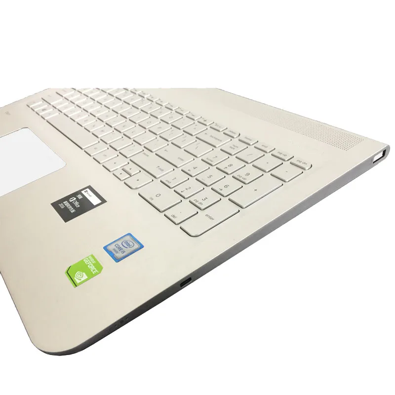 Teclado para portátil HP 15-AE, 15T-AE, 15-AH, M6-P, con reposamanos, teclado superior con retroiluminación, carcasa C, nuevo, EE. UU. - imagen 3