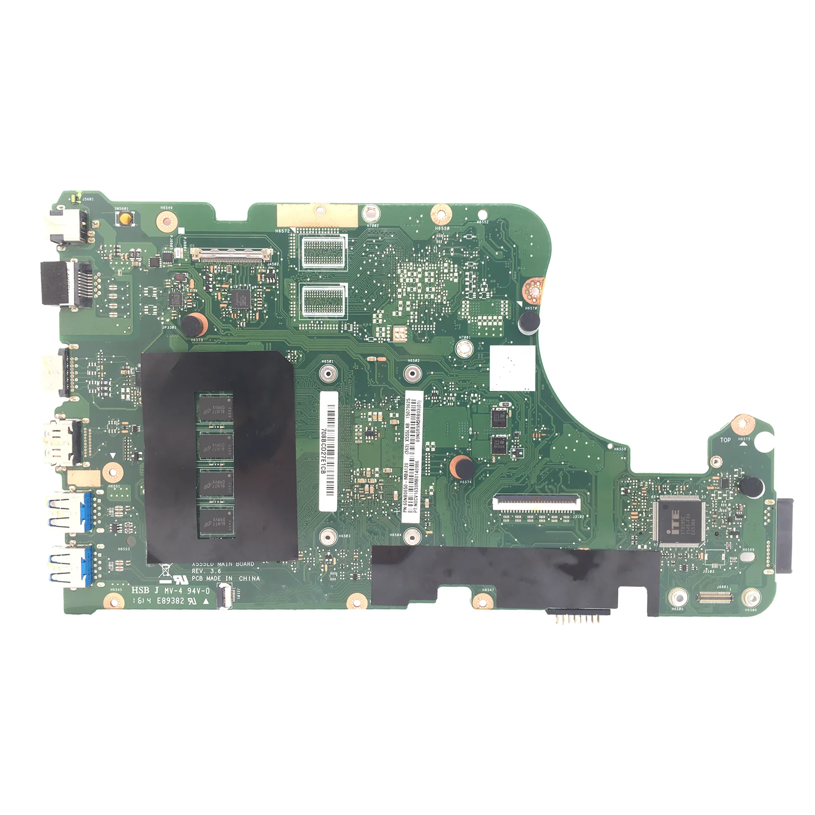 Placa base X555LA para ASUS X555LAB A555LA K555LA F555LA X555LD X555LB R557LA R556LA X554LA placa base para ordenador portátil i3 i5 i7 - imagen 3