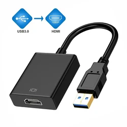 Adaptador USB 3.0 a HDMI 1080p para PC y Portátil