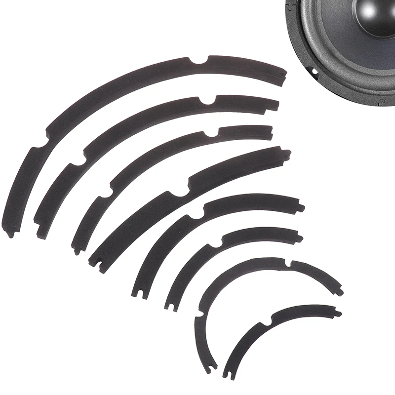 Almohadillas de espuma para altavoz Woofer, 4/5/6, 5/8/10/12/15/18 pulgadas, 4 orificios, 8 orificios, anillo de junta, Accesorios de reparación de altavoces, carcasa de altavoz de esponja DIY - imagen 2