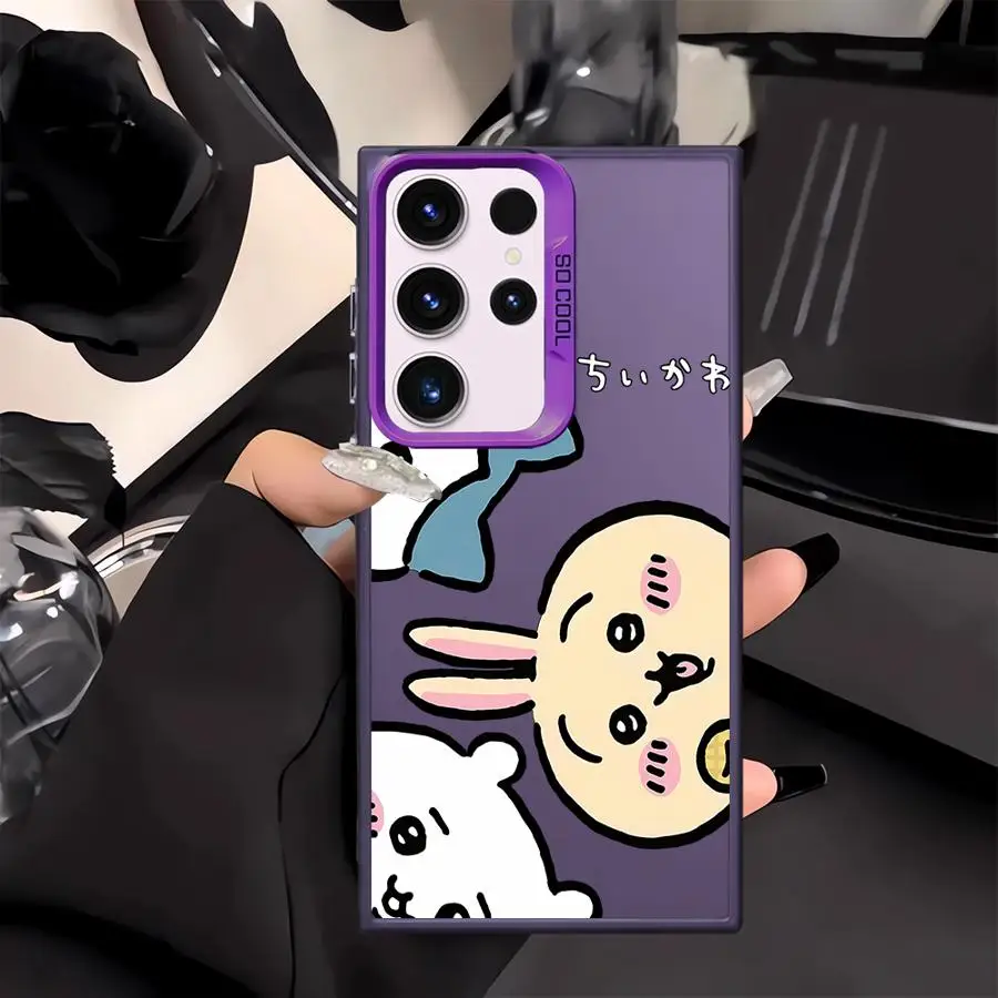 Funda para Samsung Galaxy S21 S23 S23 S22 Note 20 Ultra S24 FE S25 S20 Plus funda trasera para teléfono Linda Chi-ikawaS - imagen 2