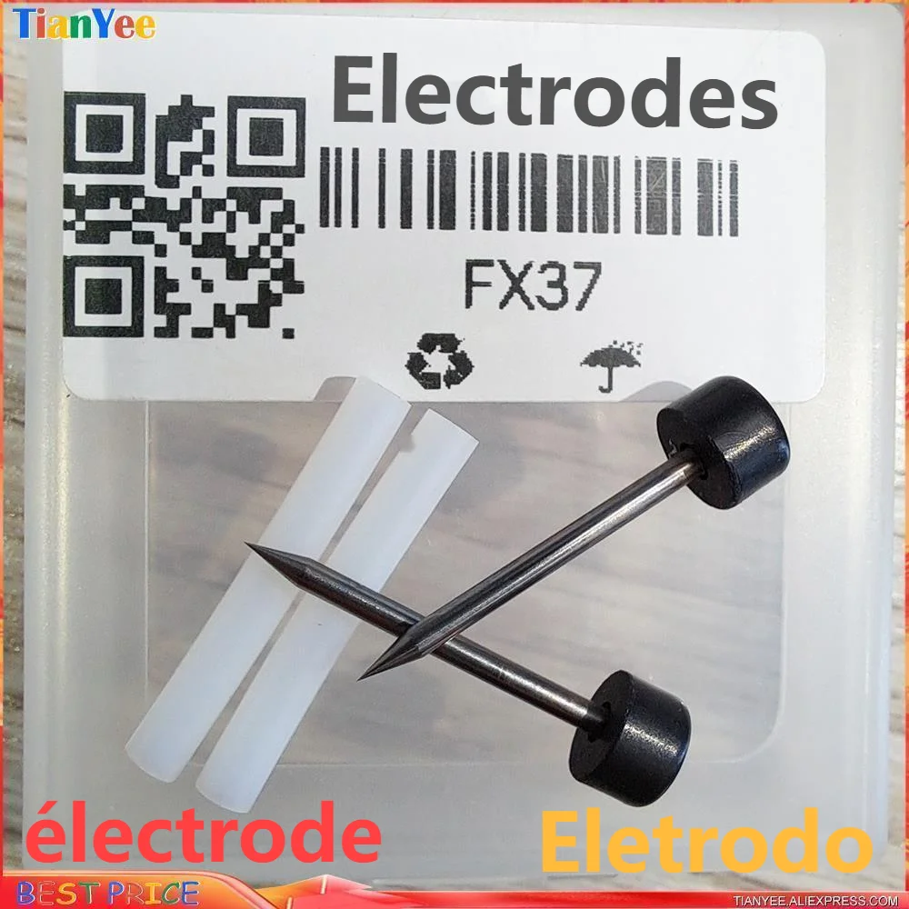 Electrodos de fibra óptica, empalmador de fusión para Komshine GX37/ Orientek T43, FSM-50, Type39, DVP S178, AUA, todos FST, IFS, KL280, ALK80, AV647
