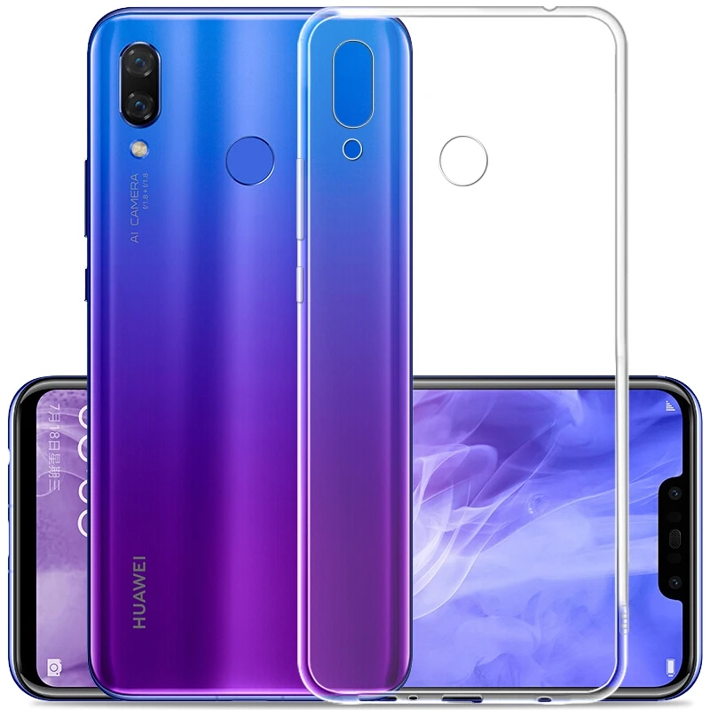 Para Huawei Honor 8C Honor 8X funda delgada transparente TPU silicona transparente funda suave para Huawei Honor 8X 8C fundas de teléfono