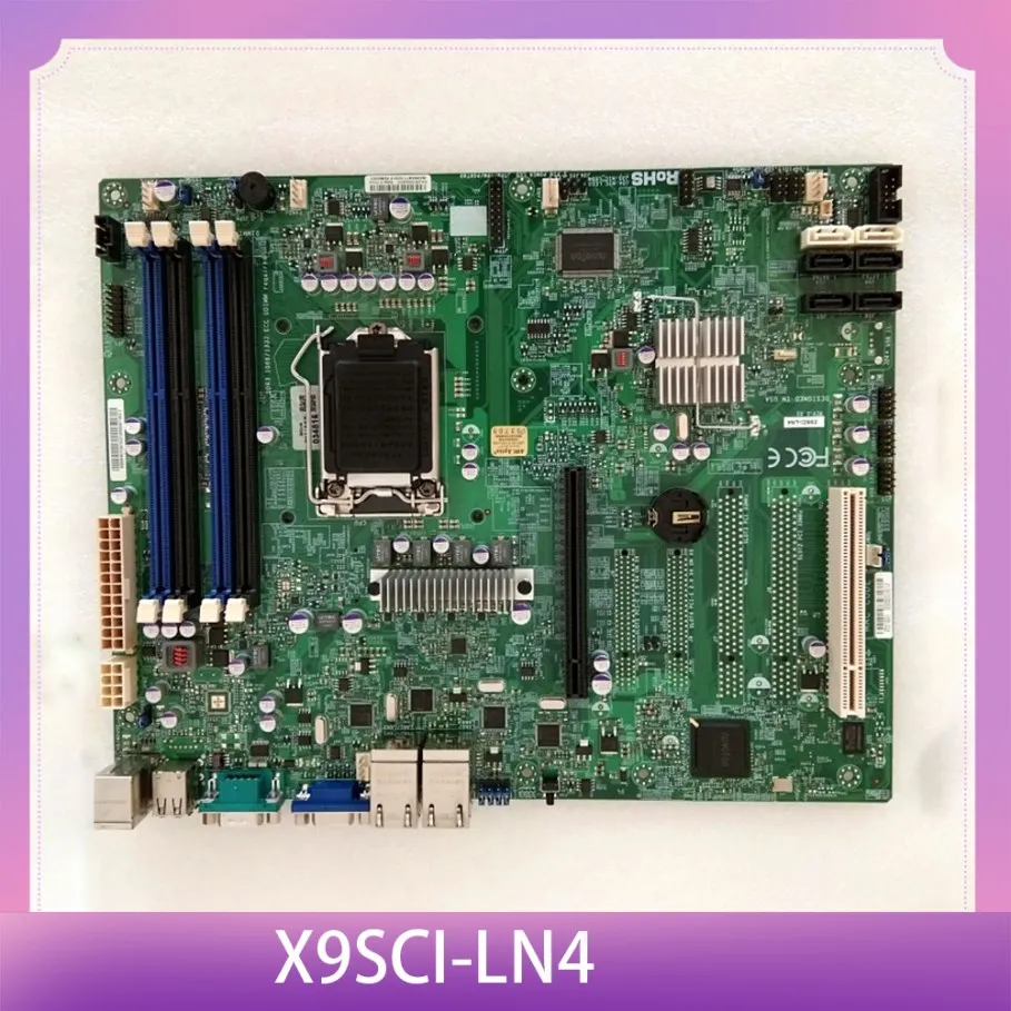 Placa base Xeon E3-1200 V1/V2 Series 2.a y 3.a generación Core i3 DDR3 LGA1155 X9SCI-LN4 - imagen 3