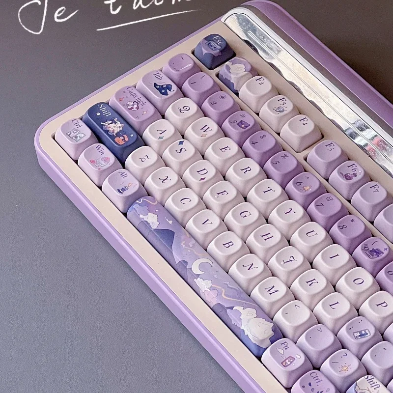 Sheep Magic Academy Keycaps personalizado MOA perfil Keycap lindo diseño Original dibujos animados Anime Point Key Cap Artisan para jugadores diseño - imagen 3