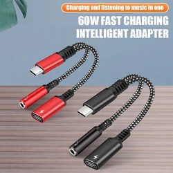 Adaptador USB-C a Jack 3,5 mm con audio y carga PD iPad Pro
