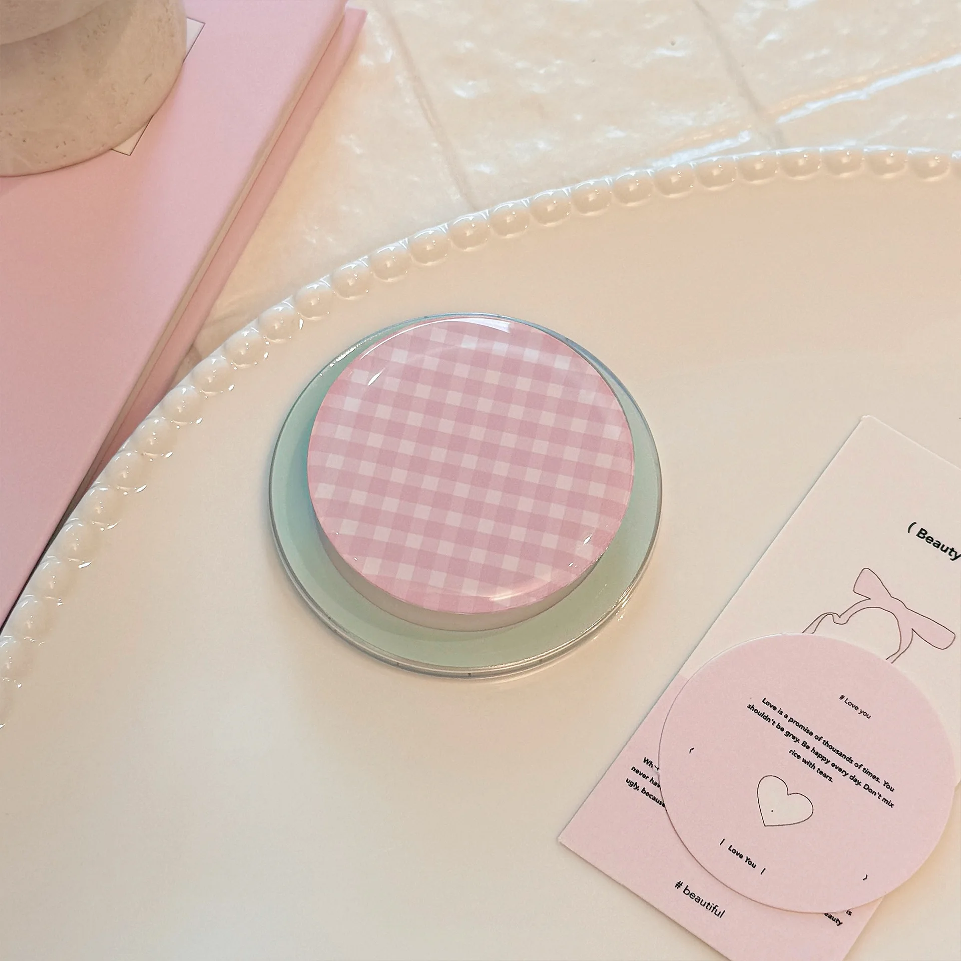 Soporte magnético de agarre de teléfono Tringham para iPhone 16 15 14 13 12 lindo Pastel MagSafe Pop Socket Style Holder para niñas adolescentes - imagen 3