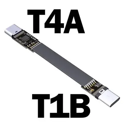 Cable Extensión USB-C 90° Plano 10Gbps Gen2 - imagen 2