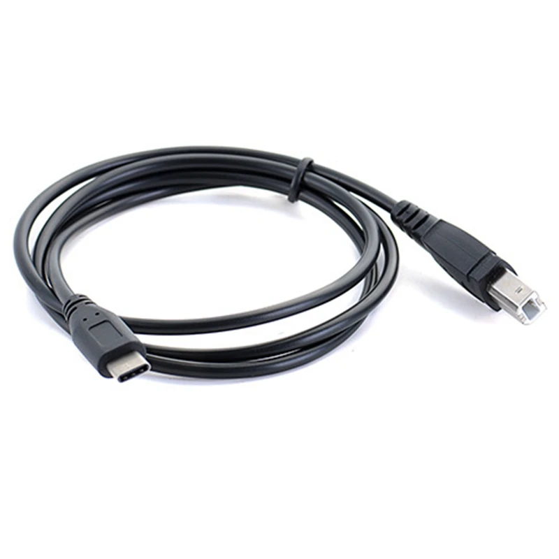 Cable USB-C a USB Tipo B para impresora - uso en escritorio y oficina