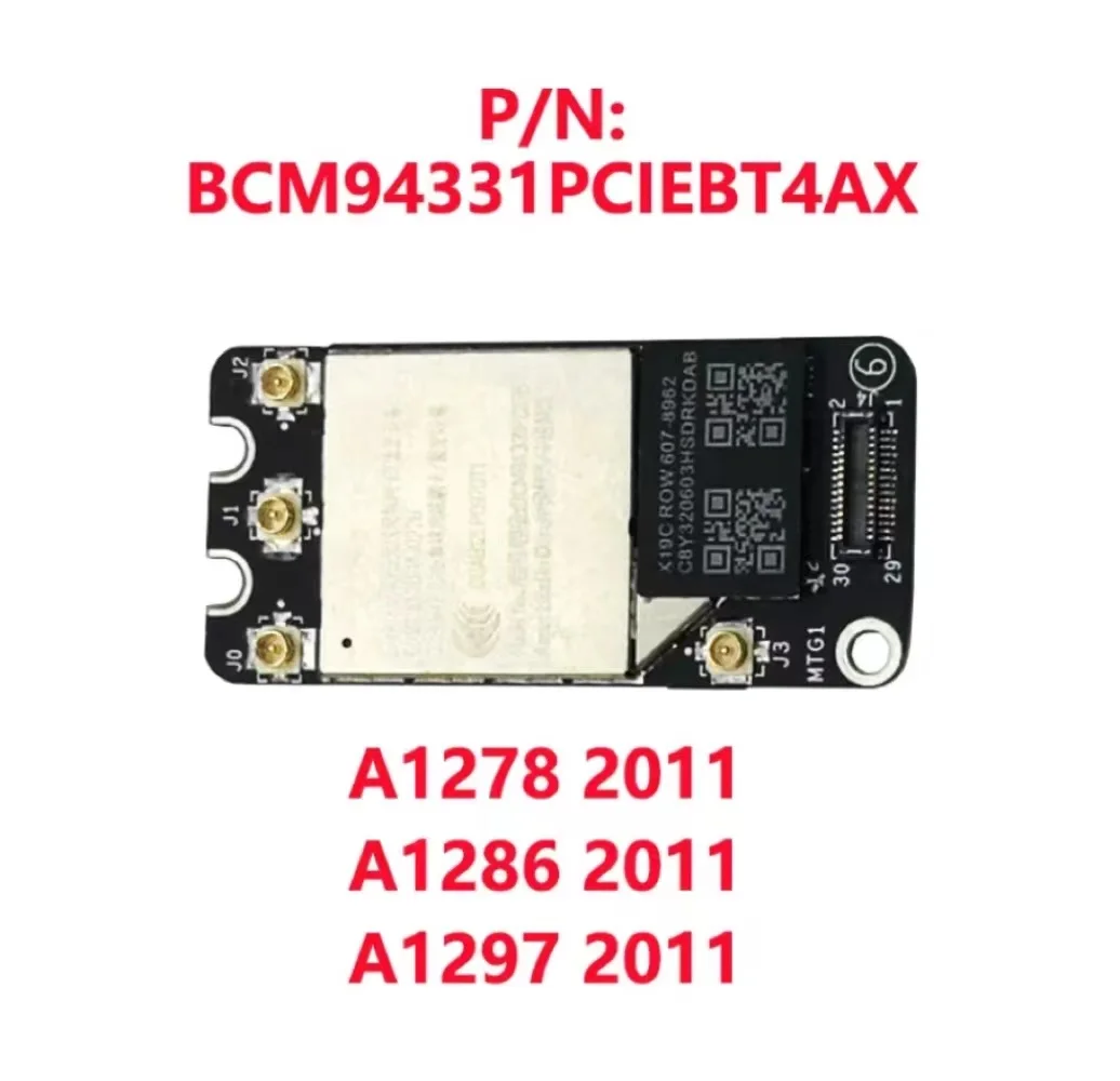 Tarjeta WIFI Original para Macbook Pro, Bluetooth 3,0, 4,0, 13 ", 15", 17 ", A1278, A1286, A1297, 2008, 2009, 2010, 2011, 2012 - imagen 3