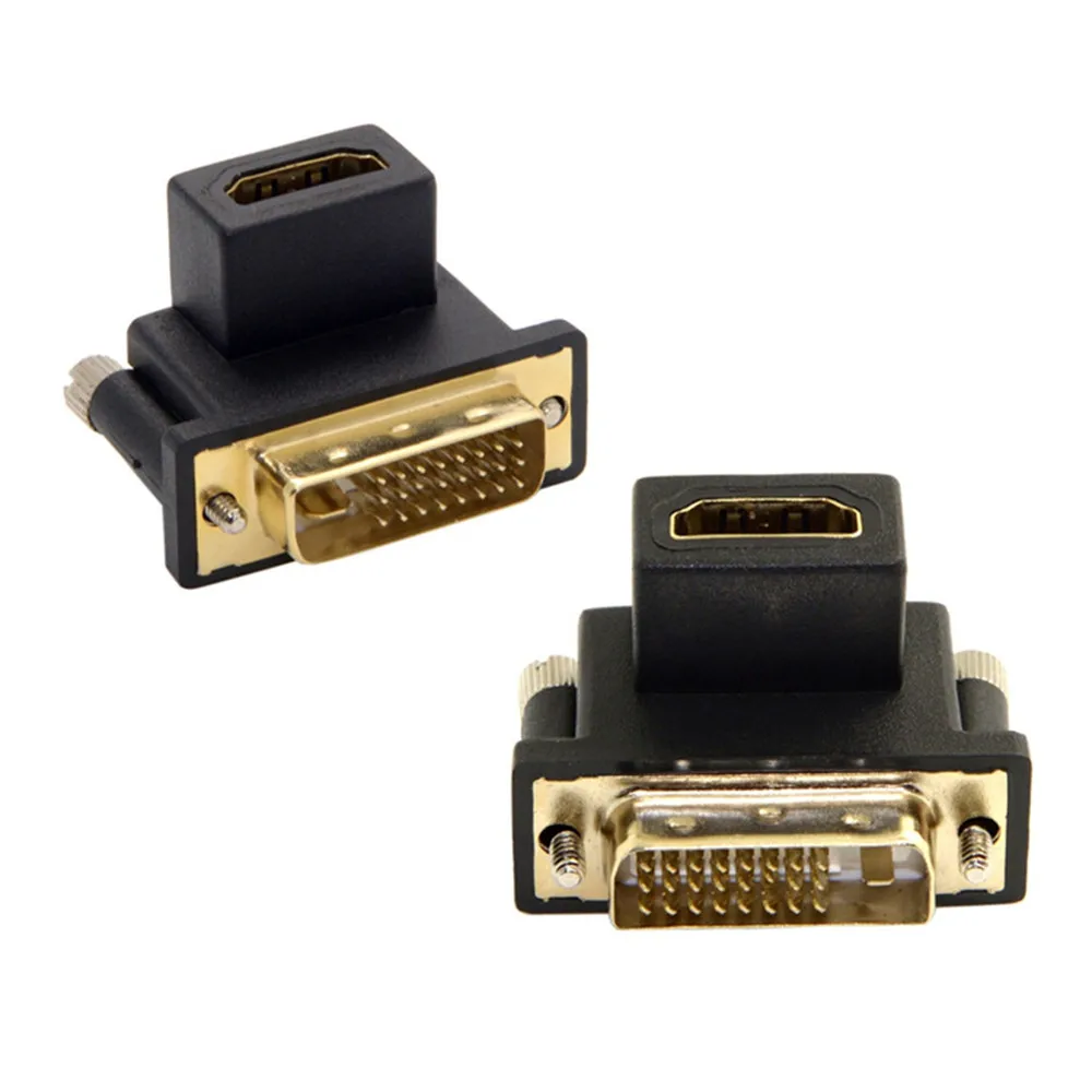 Adaptador de cable de alta definición DVI a HDMI, convertidor de computadora, interfaz de pantalla, intertrabajo de alta definición, plug and play - imagen 2