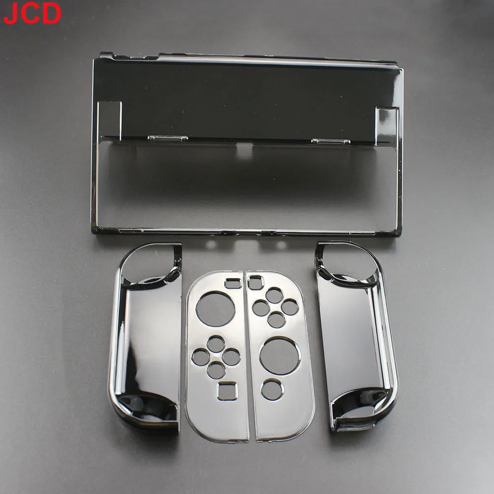 JCD para Switch NS OLED Protector de controlador carcasa de cristal transparente cubierta de consola de videojuegos funda protectora con tapa accesorios de juego - imagen 5