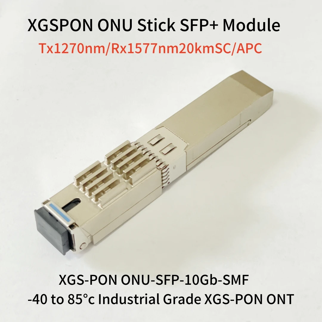 Módulo SFP XGSPON ONU Stick de 10 Gb Tx1270nm/Rx1577nm SMF 20km SC Conector 8311 XGS-PON Módulo SFP+ con gestión Web MAC - imagen 2